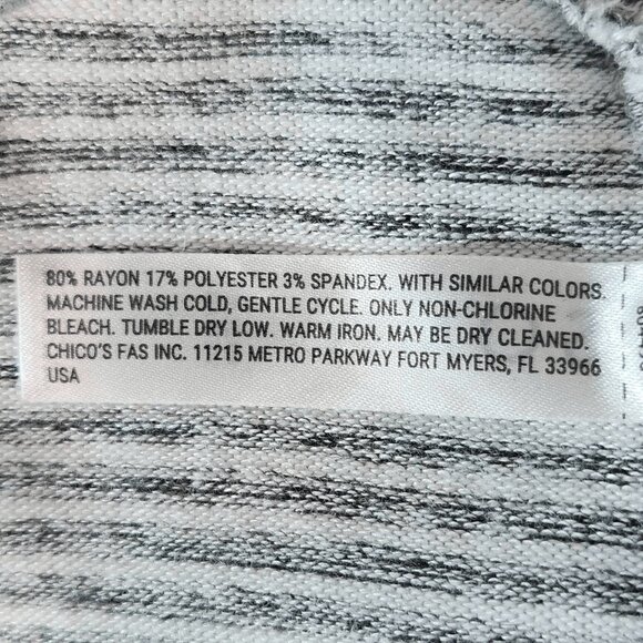 Soma Gray and White Stripe Pajama Bottoms Size Small Soma Stripe Lounge Pants - Picture 6 of 7